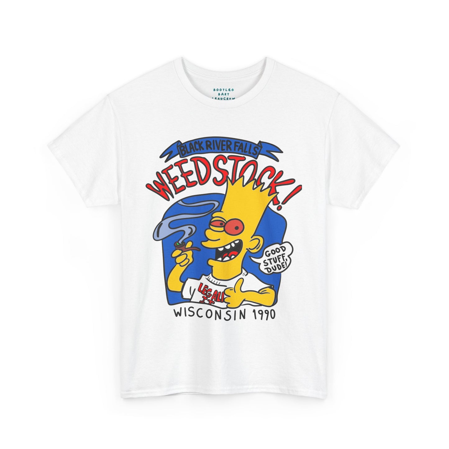 Bootleg Bart Series Weedstock Wisconsin 1990 T-Shirt