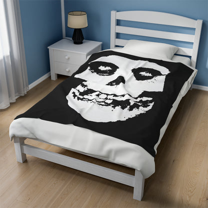 Misfits Fiend Skull 50X60 Velveteen Plush Blanket