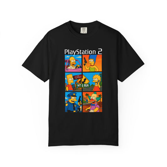 PlayStation 2 The Simpsons Hit and Run T-shirt