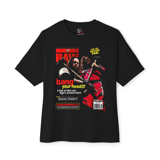 WWF RAW Magazine December 1998 KaneXUndertaker T-Shirt