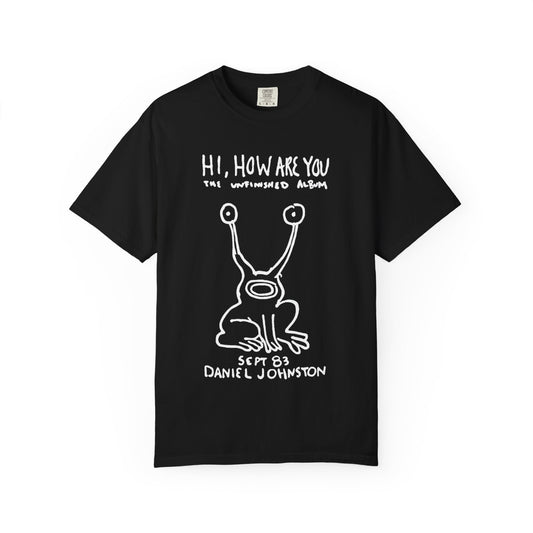 Daniel Johnston Hi How Are You Black T-Shirt