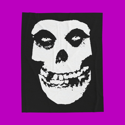 Misfits Fiend Skull 50X60 Velveteen Plush Blanket