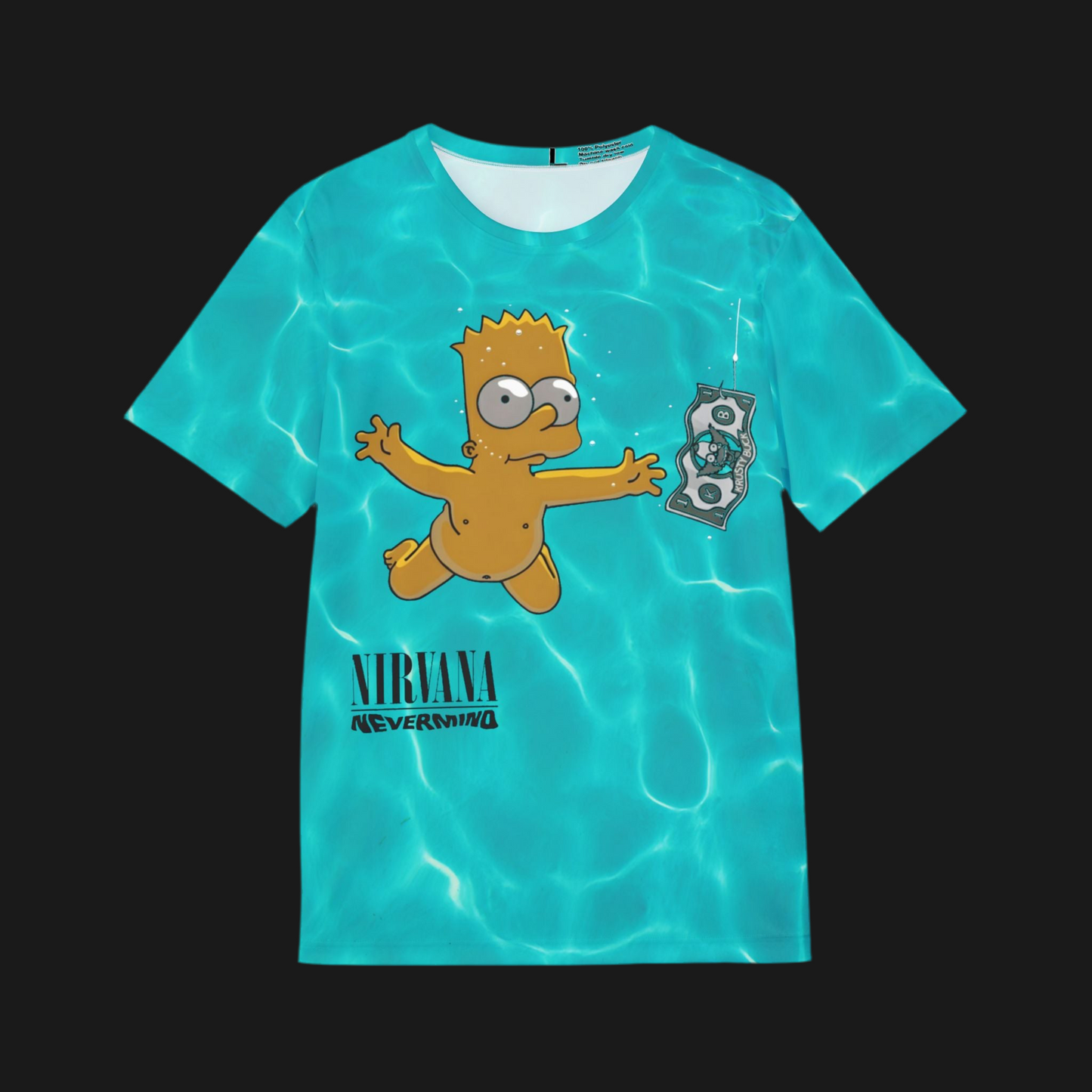 Nirvana Nevermind Bart Simpson Jersey